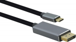 Helos PREMIUM - DisplayPort-Kabel - USB-C (M) zu DisplayPort (M) - USB 3.1 / DisplayPort 1.2 - 1.8 m - 4K Unterst&uuml;tzung - Schwarz