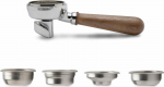Lelit Lelit - PLA582W Portafilter 58mm z a double spout and a wooden handle