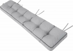 Hobbygarden ETNA cushion for garden bench, szara, 150 cm