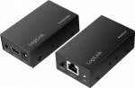 Logilink HDMI extender set via LAN, 60m, 1080p/60Hz,POC,IR