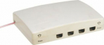 Alantec Wall socket FTTH 4C without adapters (FOPA-4A-01)