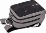 GoTel Anti-Theft Waterproof Backpack with USB Charging Port 25L Grey