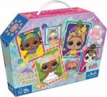 Trefl Puzzle 70 glitter Colorful dolls L.O.L TREFL
