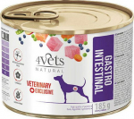 4VETS Natural Gastro Intestinal Dog - wet dog food - 185 g