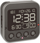 TFA-Dostmann TFA 60.2552 - Digital alarm clock - Cube - Schwarz - Kunststoff - -10 - 50 &deg;C - LCD