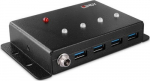 LINDY 4 Port USB 3.0 Metall Hub