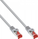 InLine&reg; Patchkabel, S/FTP (PiMf), Cat.6, 250MHz, PVC, Kupfer, grau, 0.6m