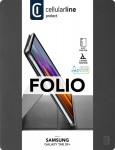 Tablet case Case with stand Cellularline Folio pro Samsung Galaxy Tab S9+ czarny