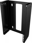 Lanview 10" 8U Open Frame Rack Wall, Mount - Black