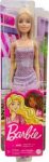 Mattel Barbie: Glitz Outfits - Brown Hair Doll with Purple Dress (HJR93)