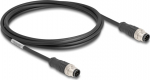 Delock Netzwerkkabel - 8-pole M12-A (M) zu 8-pole M12-A (M)