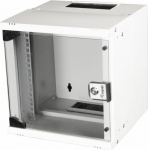 Equip 10" Wall housing glass door ECO 300x300mm 6U grau