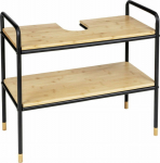 Wenko Washbasin cabinet, 70 x 60 x 33.5 cm, bamboo blat, Loft, WENKO