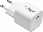 AKYGA WALL CHARGER 25W USB C GAN PD WHITE AK-CH-22
