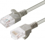 MicroConnect U/UTP CAT6 1.5M Grey Slim