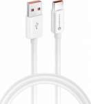 Kabel USB ForCell FORCELL F-ENERGY C336 kabel USB A do Typ C QC4.0 3A 60W 1 m white