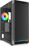 Sharkoon Geh&auml;use AK4W RGB ATX 1xGlas schwa