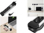 2Direct LogiLink Power strip 3-stik 16A Sort 1.4m