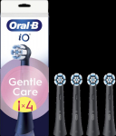 Oral-B | Replaceable toothbrush heads | iO GentleCare | Heads | For adults | Number of brush heads included 4 | Black