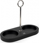 Peugeot Linea Bamboo Mill Stand with Handle 17 cm Matte Black