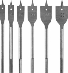 Graphite Drill Bits for Wood with Spade Bits: 10.13.16.19.22.25 mm, zestaw 6 szt