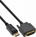 Cable InLine DisplayPort - DVI-D 2m czarny (17112)