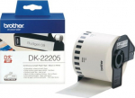 Brother DK-22205 (DK22205) Continuous Paper Label Roll, Black on White, 62mm, 30.48m