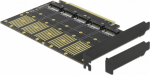 Delock PCI Express x16 Card to 5 x internal M.2