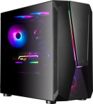 SilverStone Fara V1M Pro Micro-ATX Geh&auml;use, ARGB, Tempered Glass - schwarz