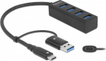 Delock Hub - 4 x USB 3.2 Gen 1 + 1 x USB-C