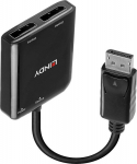 Lindy 2 Port DisplayPort 1.2, splitter