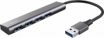HUB USB Trust Halyx 4x USB-A 3.0 3.2 Gen1 3.1 Gen1 (24947)