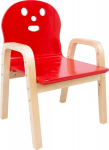 Kids chair HAPPY red