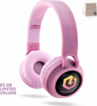 PowerLocus Bluetooth Headphones Buddy Kids Pink
