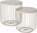 Boltze Set of two metal tables CINDY, 41 - 47 cm