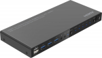 MicroConnect 4K@60Hz HDMI KVM switch, 4x1, 4:4:4, USB 3.0