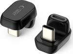 Nurgaadapter USB-C otsik -> USB-C pesa, 180 kraadi, hall, AA04, Tech-Protect