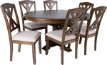 Dining set JAMES with 6 chairs