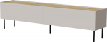 Cama MEBLE Cama FELLINI TV cabinet 200x40x52 cashmere + oiled oak top