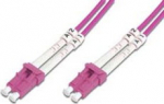 Digitus Patch cord światłowodowy FO LC-LC MM 50/125 OM4 duplex LSOH 1m