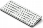 Satechi Keyboard Wireless Keyboard QWERTY Satechi Slim EX1 Mac / PC ST-KEX1S-EN Silver