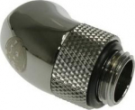Bitspower Adapter 45 Grad G1/4 Zoll AG auf G1/4 Zoll IG - drehbar, shiny black