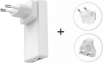 Swissten Travel Charger GaN USB-C / USB 65W