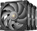 Sudokoo Mach120 PWM Fan - 3-Pack, 120mm, black