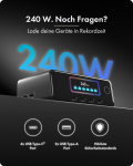 ICY BOX Diamond Charge 2401 240W charging station mit LCD-Display