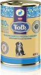 FOLK Delicate meal for puppies with rabbit mono - wet dog food - 400g