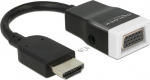 DELOCK HDMI Adapter A -> D-Sub15 St/Bu screwless +Audio +Kab