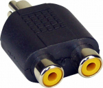 Adapter AV InLine RCA (Cinch) - RCA (Cinch) x2 czarny (99310)