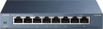 TP-Link TL-SG108 - 8 ports RJ45 10/100/1000Mb/s | Staff QoS (IEEE 802.1p) | Data flow control IEEE 802.3x
