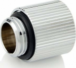 Bitspower Touchaqua Adapter gerade G1/4 Zoll AG auf G1/4 Zoll IG - 2er Pack, 15mm, silber